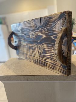 Solid Oak Handcrafted Table Tray