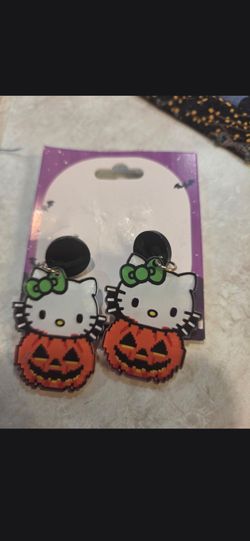 Halloween hk earrings