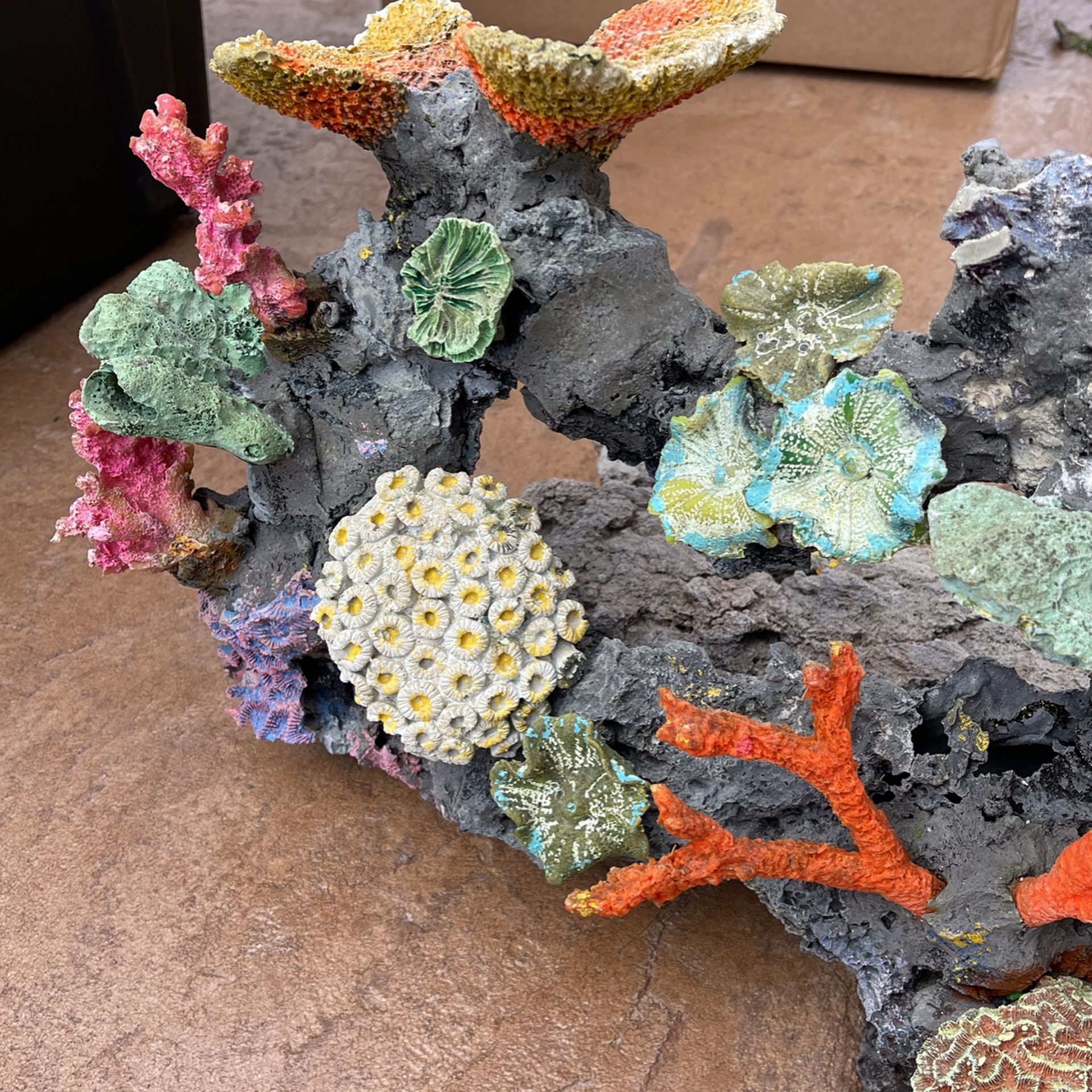 Fish Tank Decoration Rock Fresh Or Salt