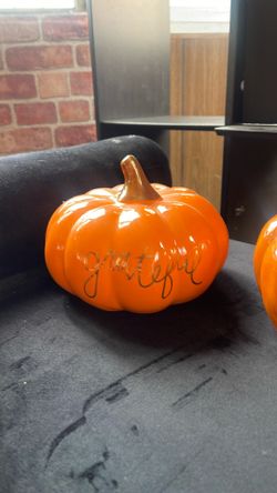Ceramic pumpkin