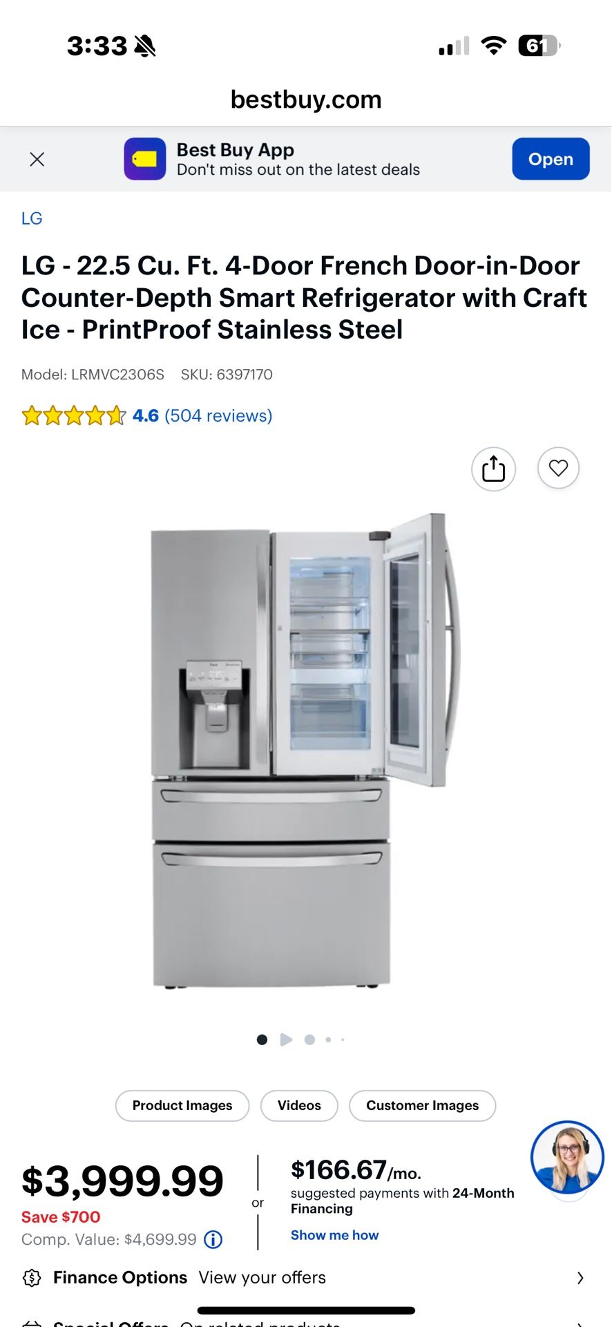 LG Refrigerator 