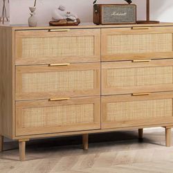 Rattan Dresser (6 drawers)
