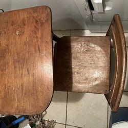 1940’s Wood Student Desk