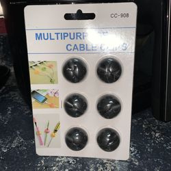 New (6) Cable Clips Cable Organizers Wire Organizers 