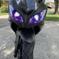 Motorcycle With Electric Motor Alarm LED Much More!!