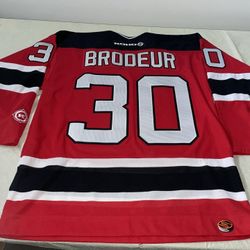 Martin Brodeur New Jersey Devils Jersey Mens Large Clean Vintage Mic Red Koho