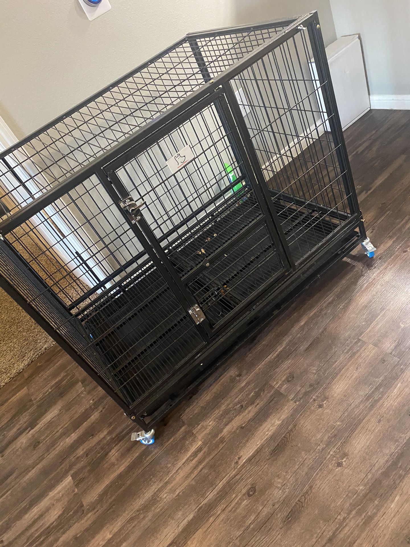 Dog drop cage