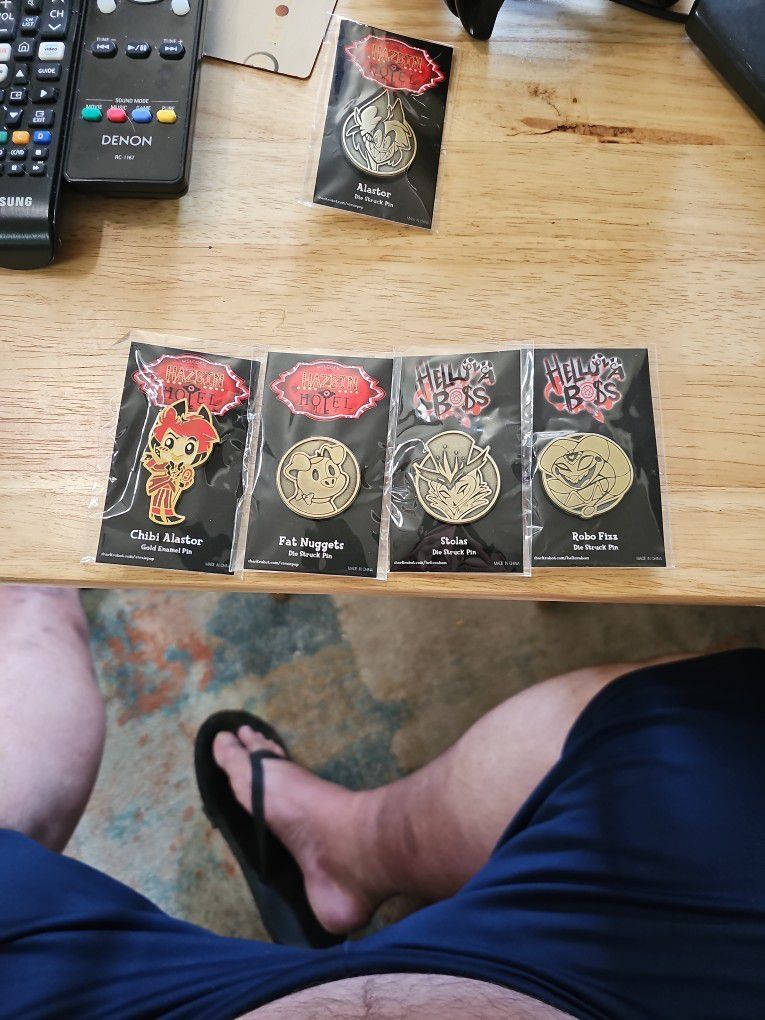 Limited Edition Vizipop Pins. Helluva Boss / Hasbin Hotel