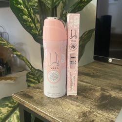 Authentic Yara Body Spray and Travel Mist Bundle.. Great Stocking Stuffer!