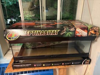 Zoo med reptihabitat 40 gallon tank NEW*