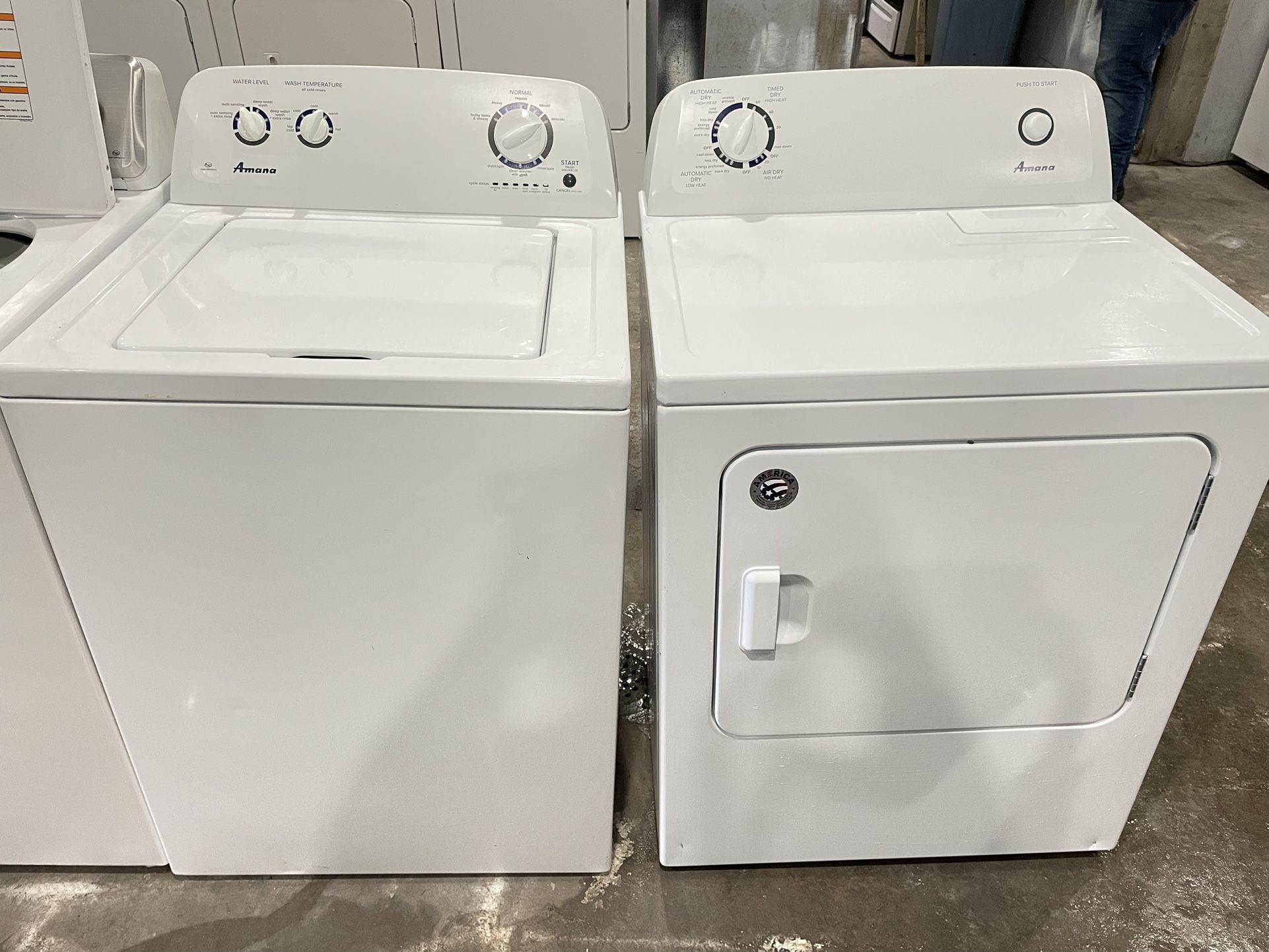 Amana Set Washer And Dryer Electric