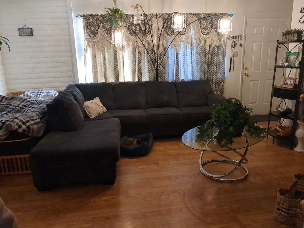 Sectional Couch Blue for Sale in Albuquerque, NM OfferUp