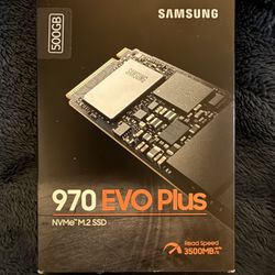 Samsung 970 EVO Plus NVMe M.2 SSD ( New Never Used/sealed)