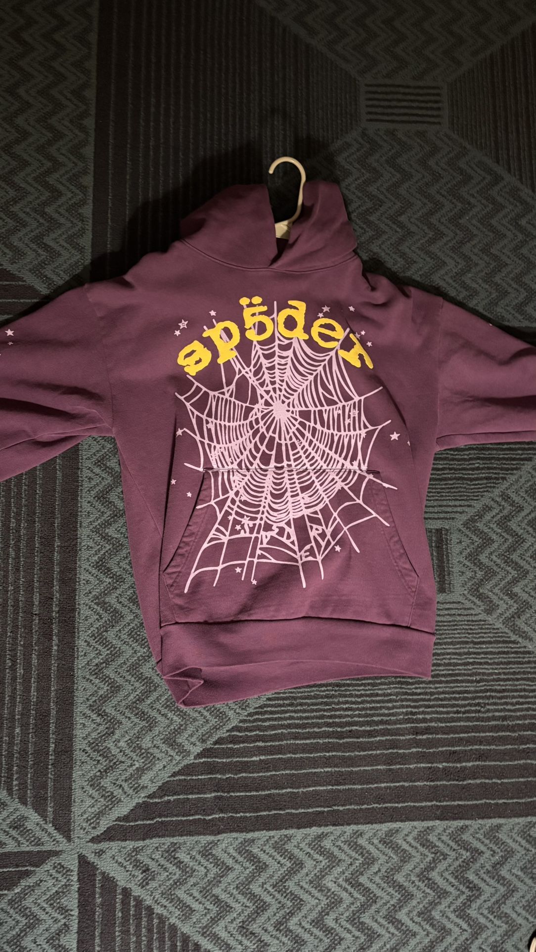 Purple Sp5der hoodie
