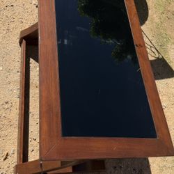 Old fashion wood desk 