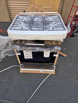 LG BLACK STAINLESS STEEL, GAS STOVE