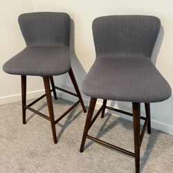 Set Of 2 Counter Stools From Article - Like New