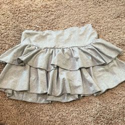 Grey Mini Skirt