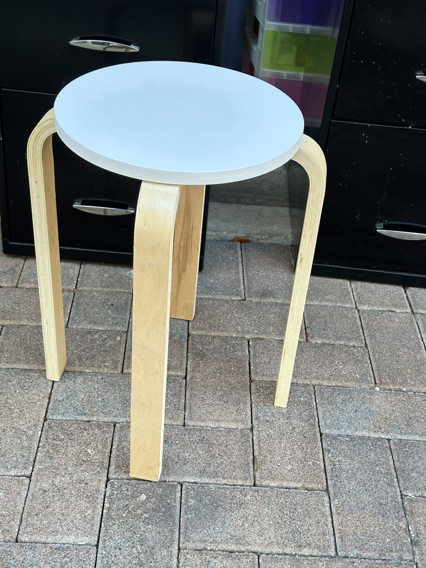 New Modern Stool Chair Side Table Plant Stand 11d 18h