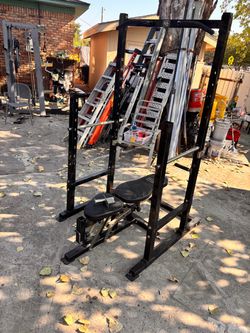 Marcy weight rack and bench