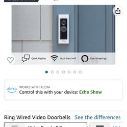 Ring Video Doorbell Camera Pro with Chime