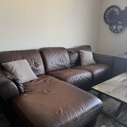 FREE - Leather Couch 