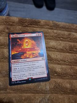 MTG The Fire Crystal Rare Card FFIII