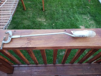 Vintage Delta old clear white Maine clamp on boat light