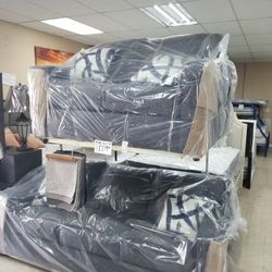 New 2 Pcs Sofas Set Only $1,199