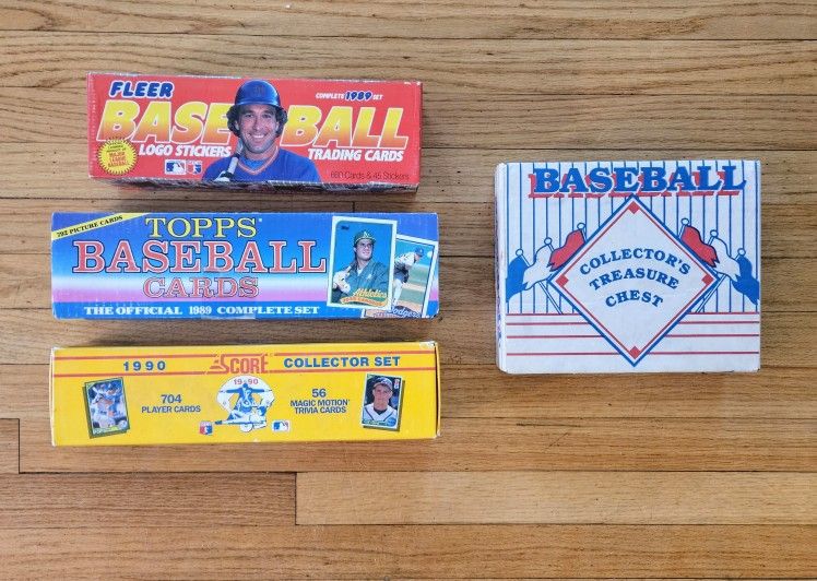 4 Boxes of Vintage Baseball Cards!