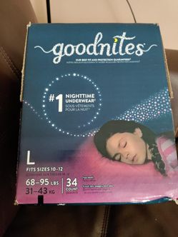 Good Night es Diaper Size L