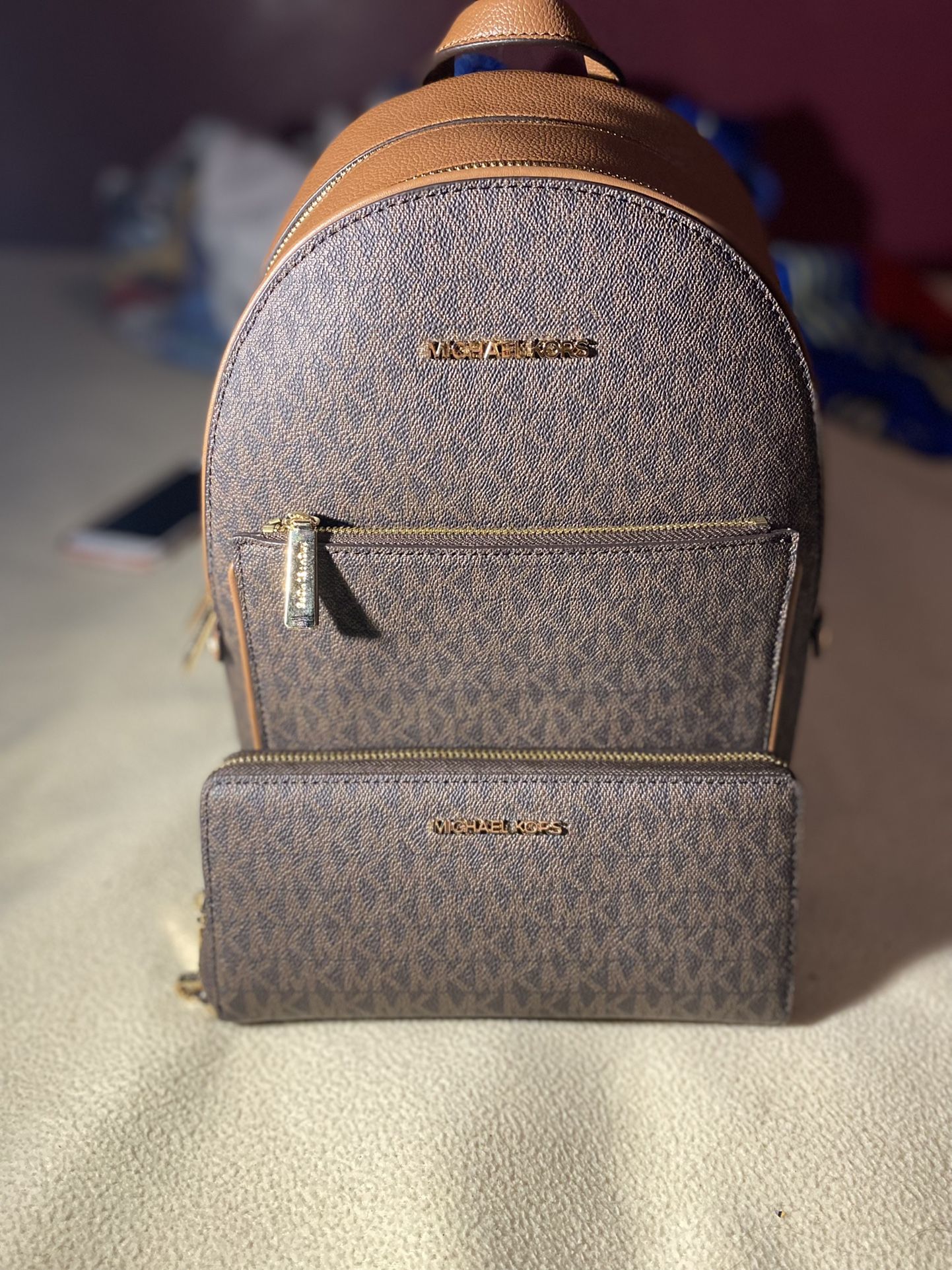 Michael Kors Backpack & Wallet