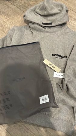 Dark oatmeal essentials hoodie
