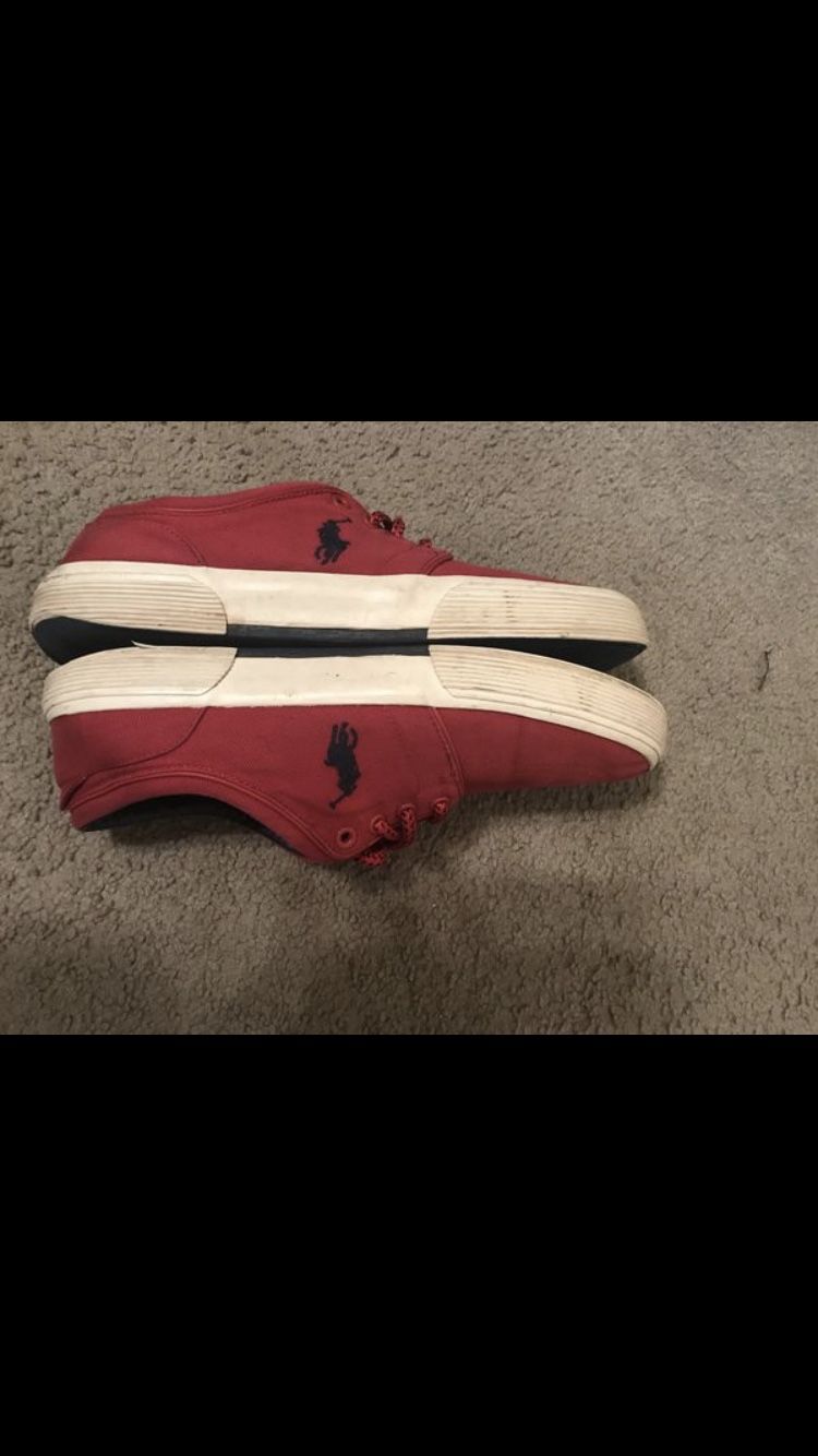 Red Polo Shoes size 10.5