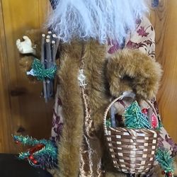  Vintage Christmas Santa Claus Tree Topper