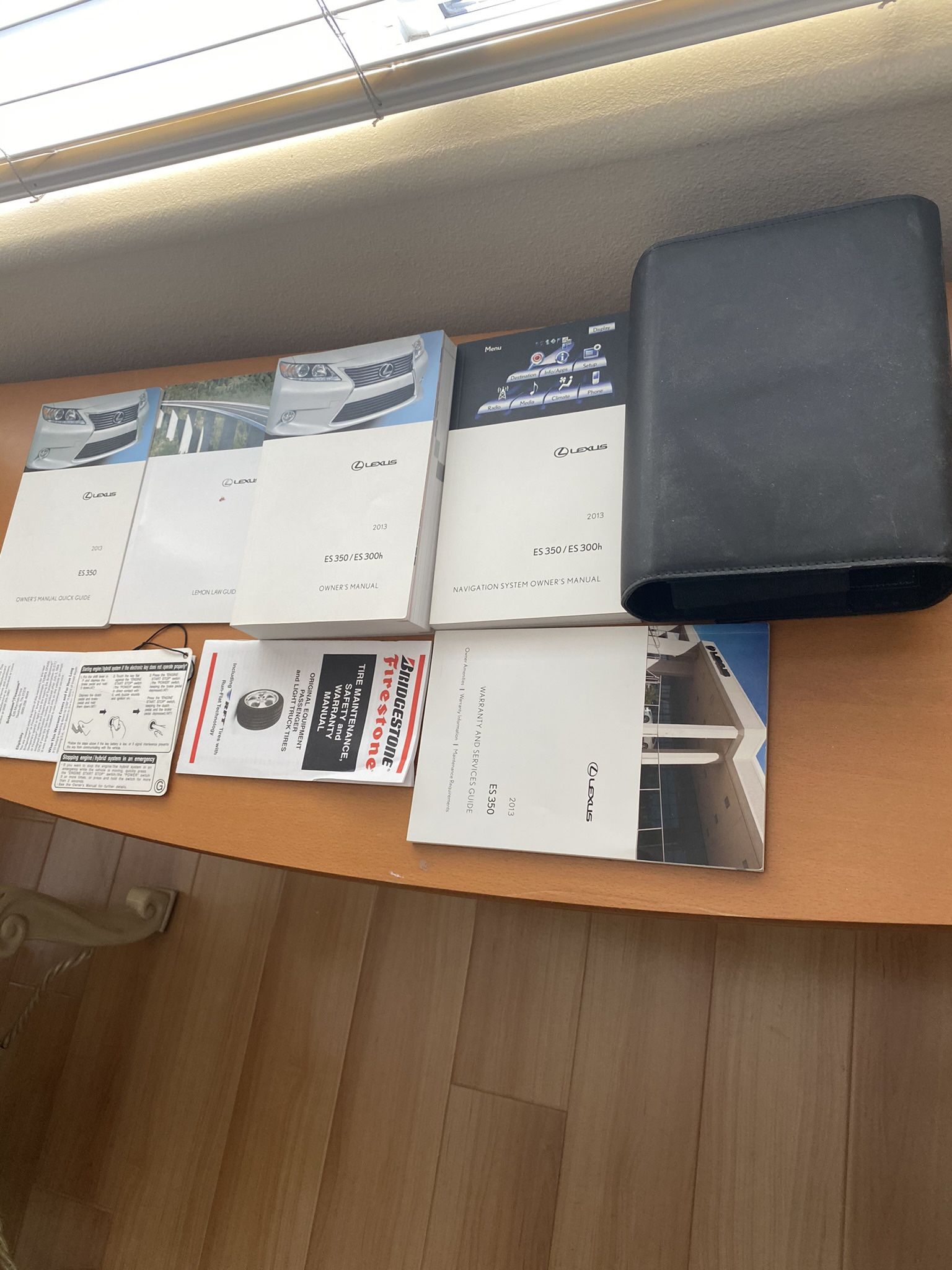 2013 LEXUS ES350/ES300h OWNERS MANUAL OPERATORS USER GUIDE BOOK SET 