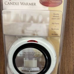 Candle Warmers Etc. Original Candle Warmer Plate (White, Plug-in) – Electric Candle Wax Melter Plate for jar Candles