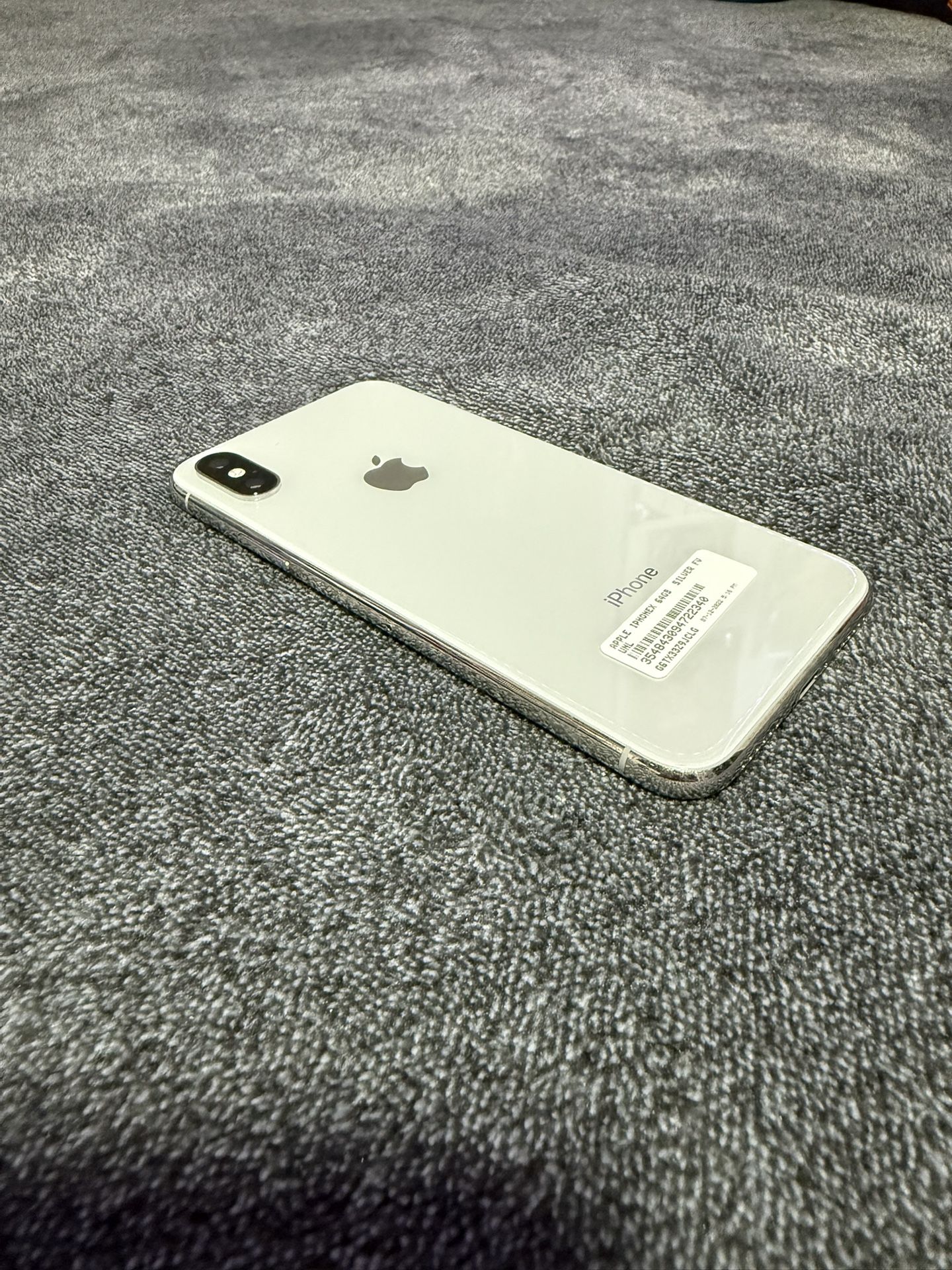 Silver Iphone X 64GB