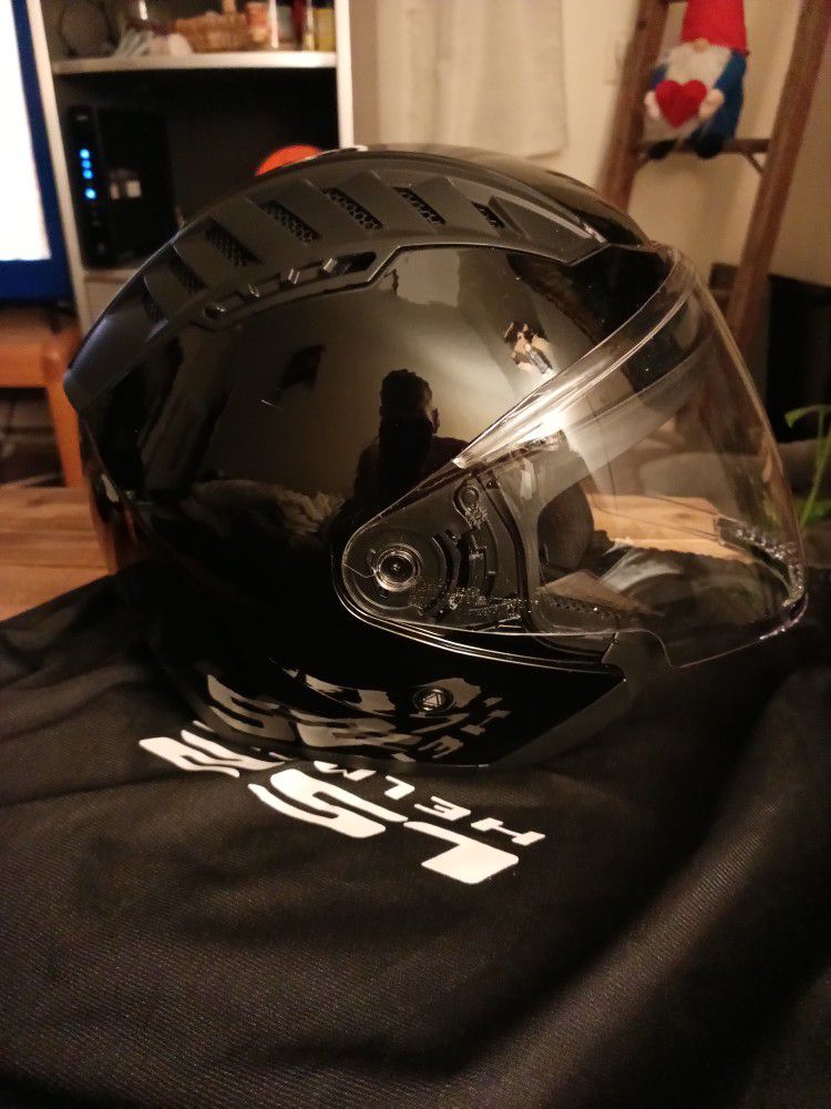 LS2 Copter Style Helmet