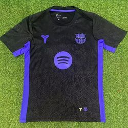 2025/2026 Barcelona Kobe Bryant Collaboration Black Football Shirt 1:1