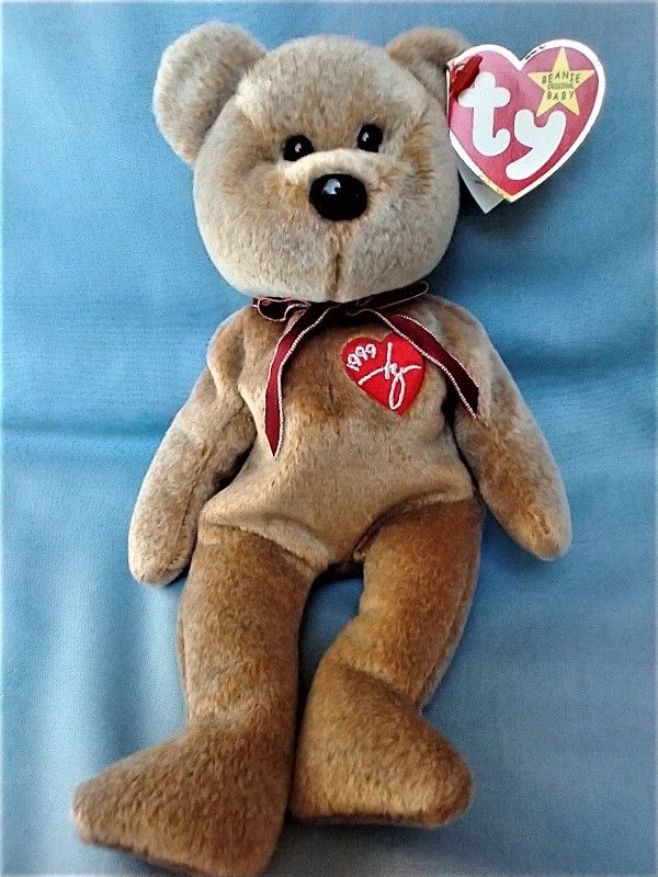 Signature 1999 beanie baby bear--