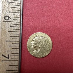 1912 Gold Indian Head $2.50 Coin