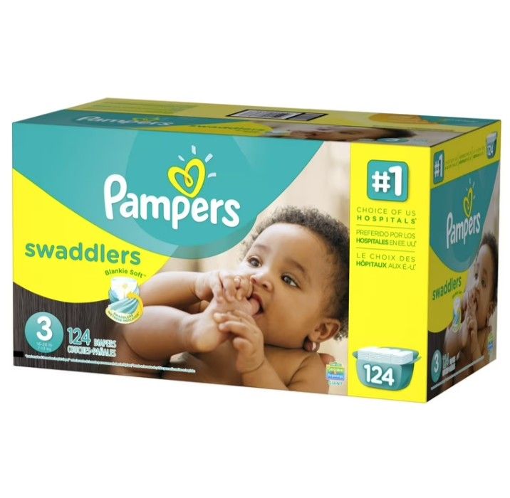 New Large Box Huggies Or Pampers Sizes 