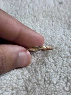 Antique Vintage Gold Textured Ring