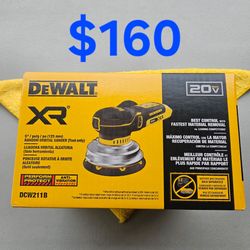 $160 Newest Dewalt 5" Sander 20-Volt model DCW211 Anti-Vibration (Tool-Only)