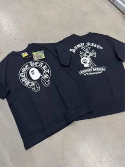 BAPE x Chrome Hearts Baby Milo Black T-Shirt