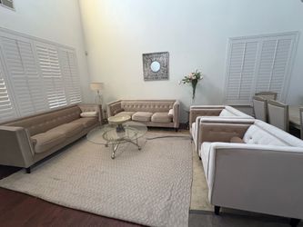 Velvet 3 set couches