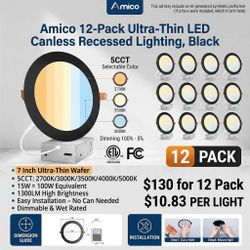 Amico 12 Pack 7 Inch
