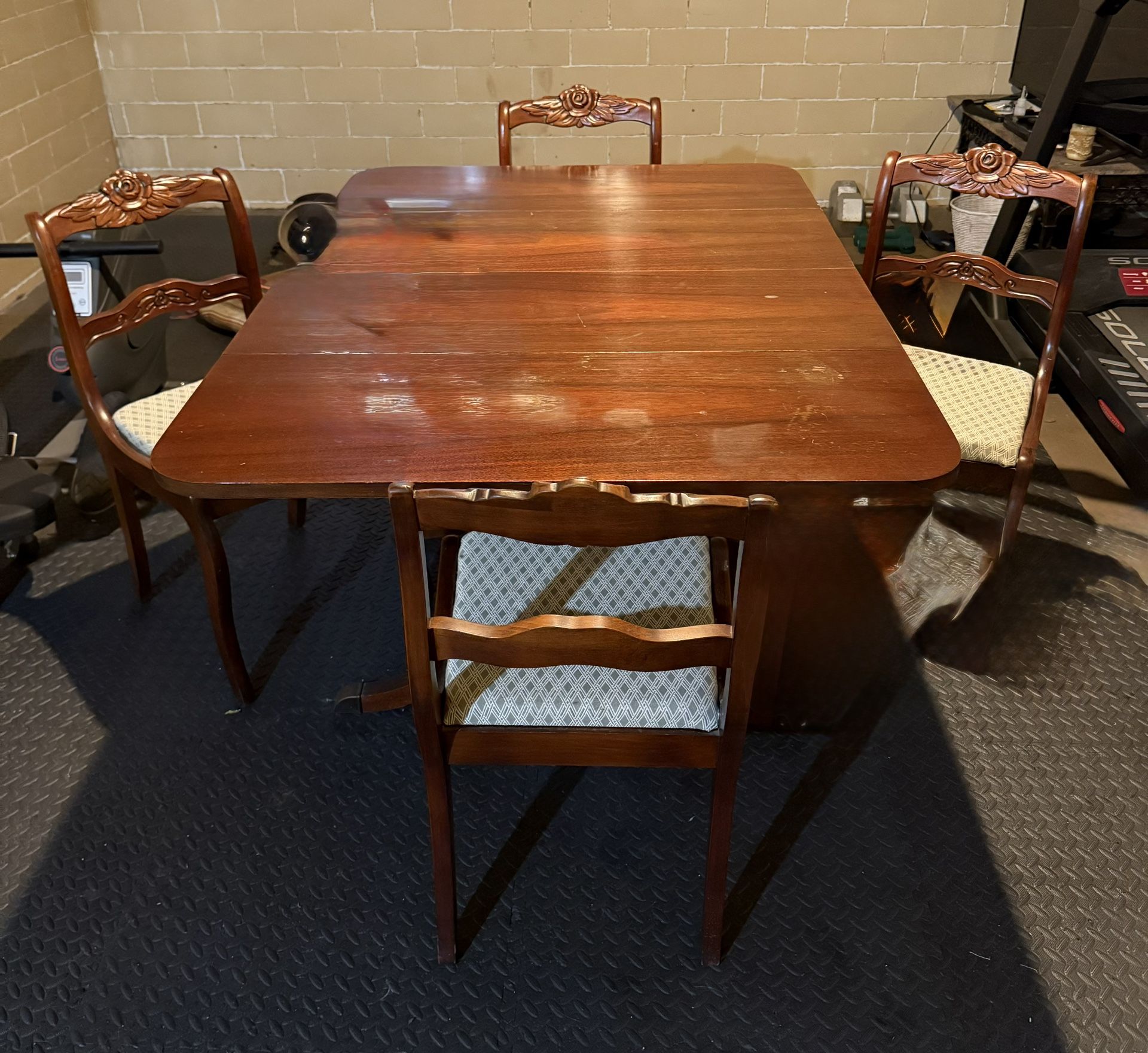 Dining Table with Four Chairs