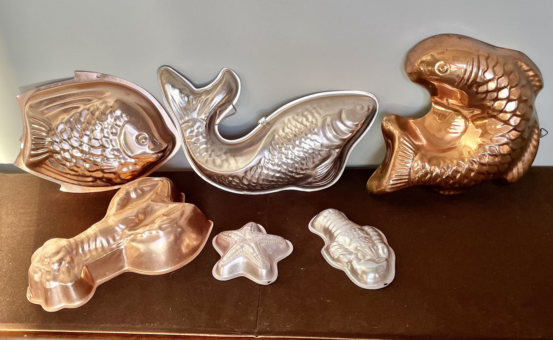Sea Life Copper Molds Collection 